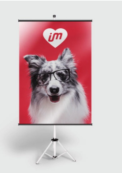 Banner com Suporte Tripé